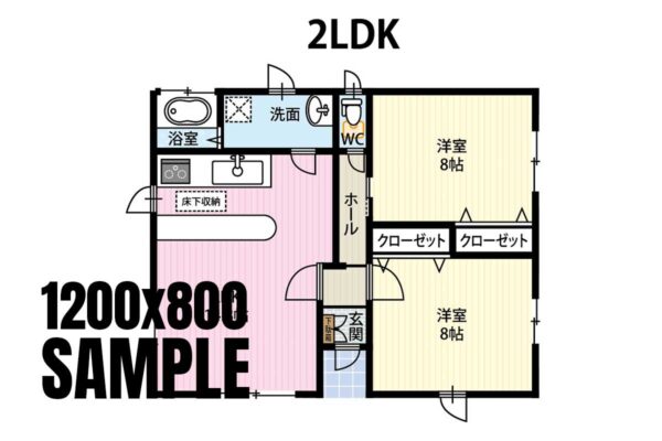 津市XXX町／2DK 追炊き エアコン1基 賃貸アパート